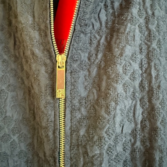 CH Carolina Herrera Navy Hooded Jacket Medium - Picture 8 of 8